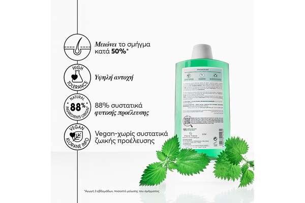 Klorane Promo Σαμπουάν με Βιολογική Τσουκνίδα 400ml 2 Τεμάχια με Έκπτωση 50% στο 2ο Προϊόν 7 Klorane Promo Σαμπουάν με Βιολογική Τσουκνίδα 400ml 2 Τεμάχια με Έκπτωση 50% στο 2ο Προϊόν - Image 7