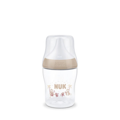 Nuk Perfect Match Μπιμπερό Πλαστικό με Θηλή Σιλικόνης Small 0+ Μηνών Monkey 150ml