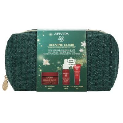 Apivita Promo Beevine Elixir Κρέμα Πλούσιας Υφής 50ml με ΔΩΡΟ Beevine Elixir Ορός 10ml & Beevine Elixir για τα Μάτια & τα Χείλη 5ml