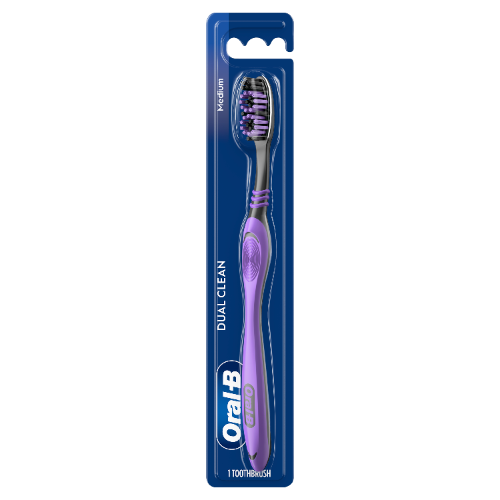 Oral-B Dual Clean Χειροκίνητη Οδοντόβουρτσα Μέτρια 1 Τεμάχιο 1 Oral-B Dual Clean Χειροκίνητη Οδοντόβουρτσα Μέτρια 1 Τεμάχιο