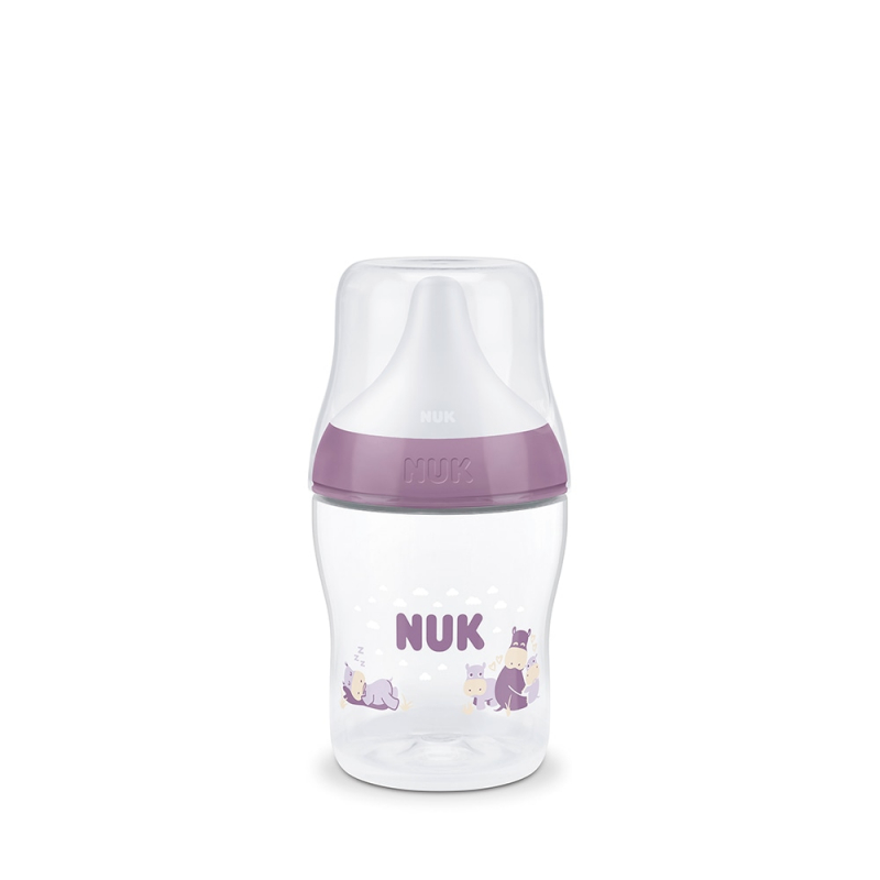 Nuk Perfect Match Μπιμπερό Πλαστικό με Θηλή Σιλικόνης Small 0+ Μηνών Hippo 150ml 1 Nuk Perfect Match Μπιμπερό Πλαστικό με Θηλή Σιλικόνης Small 0+ Μηνών Hippo 150ml