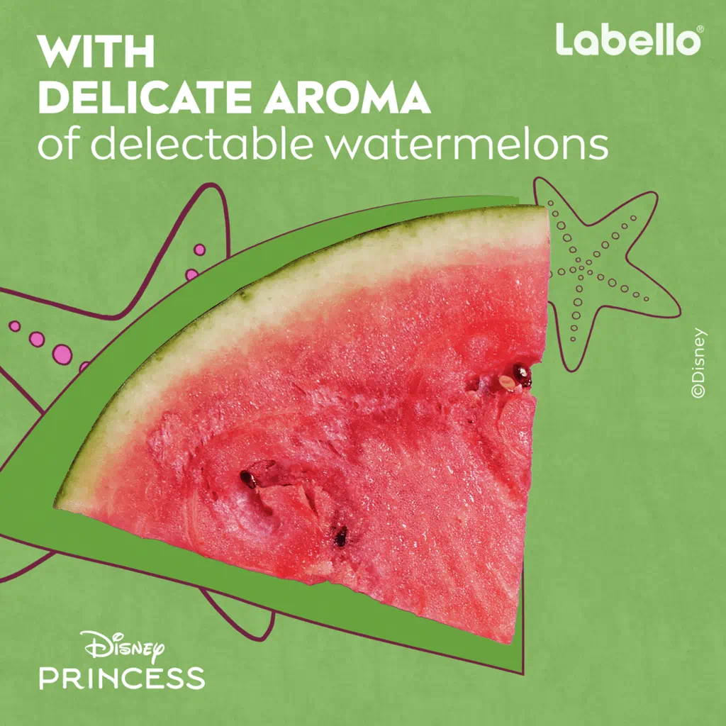 Liposan Disney Princess Ariel Watermelon Shine Balm Χειλιών 4.8gr 3 Liposan Disney Princess Ariel Watermelon Shine Balm Χειλιών 4.8gr - Image 3