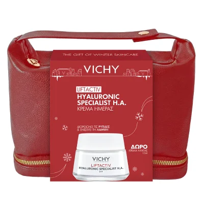 Vichy Liftactiv H.A. Αντιρυτιδική Κρέμα Προσώπου για Κανονική έως Μεικτή Επιδερμίδα 50ml με ΔΩΡΟ Liftactiv Collagen 16 Νύχτας 15ml