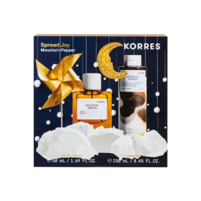 Korres Mountain Pepper Σετ Eau De Toilette 50ml & Αφρόλουτρο 250ml