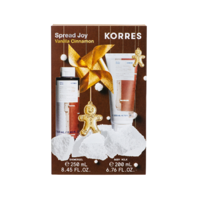 Korres Βανίλια Κανέλα Σετ Αφρόλουτρο 250ml & Γαλάκτωμα Σώματος 200ml