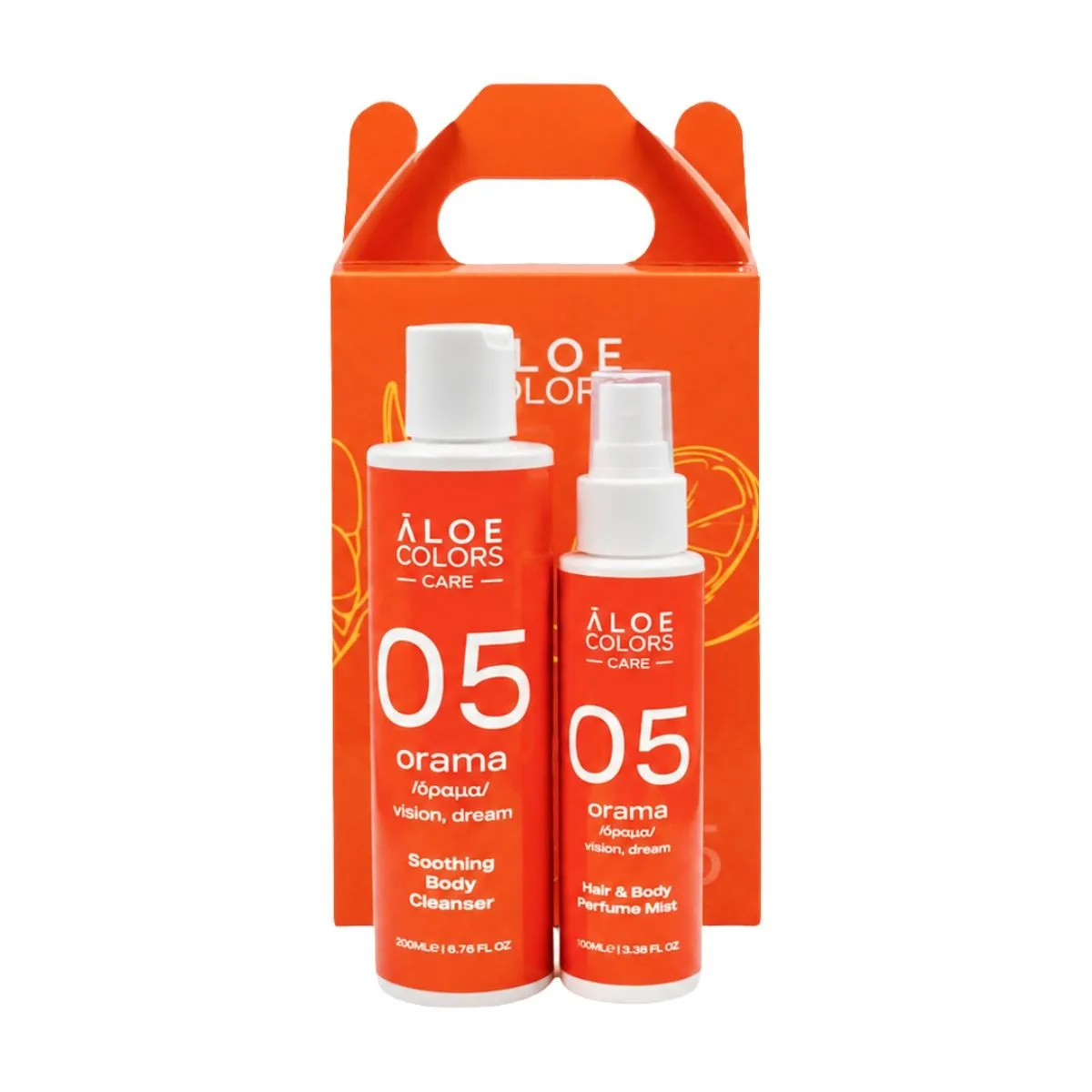 Aloe Colors Promo 05 Orama Gift Box Soothing Body Cleanser 200ml & Hair & Body Perfume Mist 100ml 2 Aloe Colors Promo 05 Orama Gift Box Soothing Body Cleanser 200ml & Hair & Body Perfume Mist 100ml - Image 2