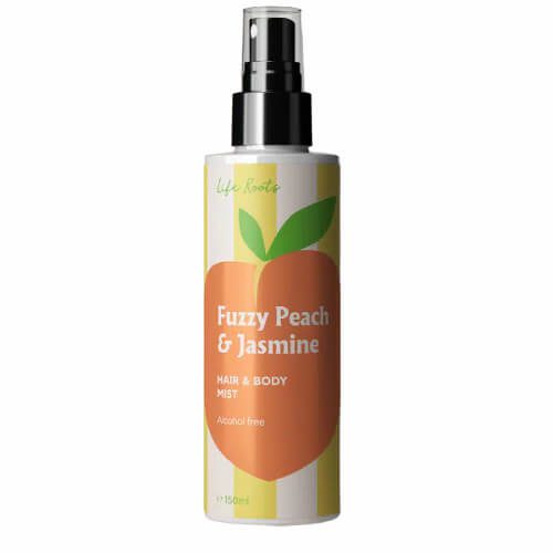 Life Roots Fuzzy Peach & Jasmine Mist Hair & Body 150ml 1 Life Roots Fuzzy Peach & Jasmine Mist Hair & Body 150ml