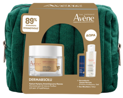 Avene Promo Dermabsolu Aντιγηραντική Κρέμα Ημέρας 50ml με ΔΩΡΟ Κρέμα Νυχτός 10ml & Νερό Καθαρισμού + Ντεμαζιγιάζ 100ml