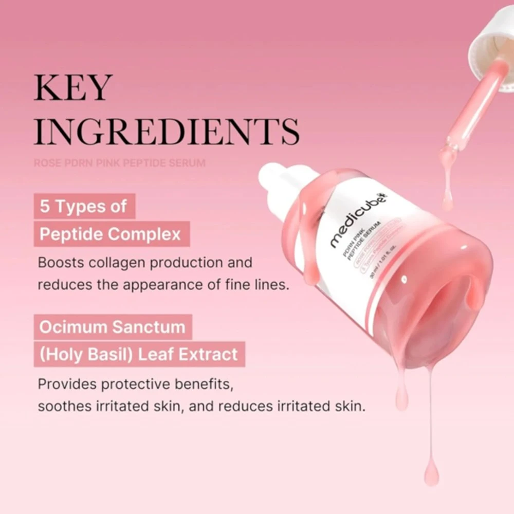 Medicube PDRN Pink Peptide Serum 30ml Αντιγηραντικός Ορός Προσώπου με Πεπτίδια & DNA Σολωμού 2 Medicube PDRN Pink Peptide Serum 30ml Αντιγηραντικός Ορός Προσώπου με Πεπτίδια & DNA Σολωμού - Image 2