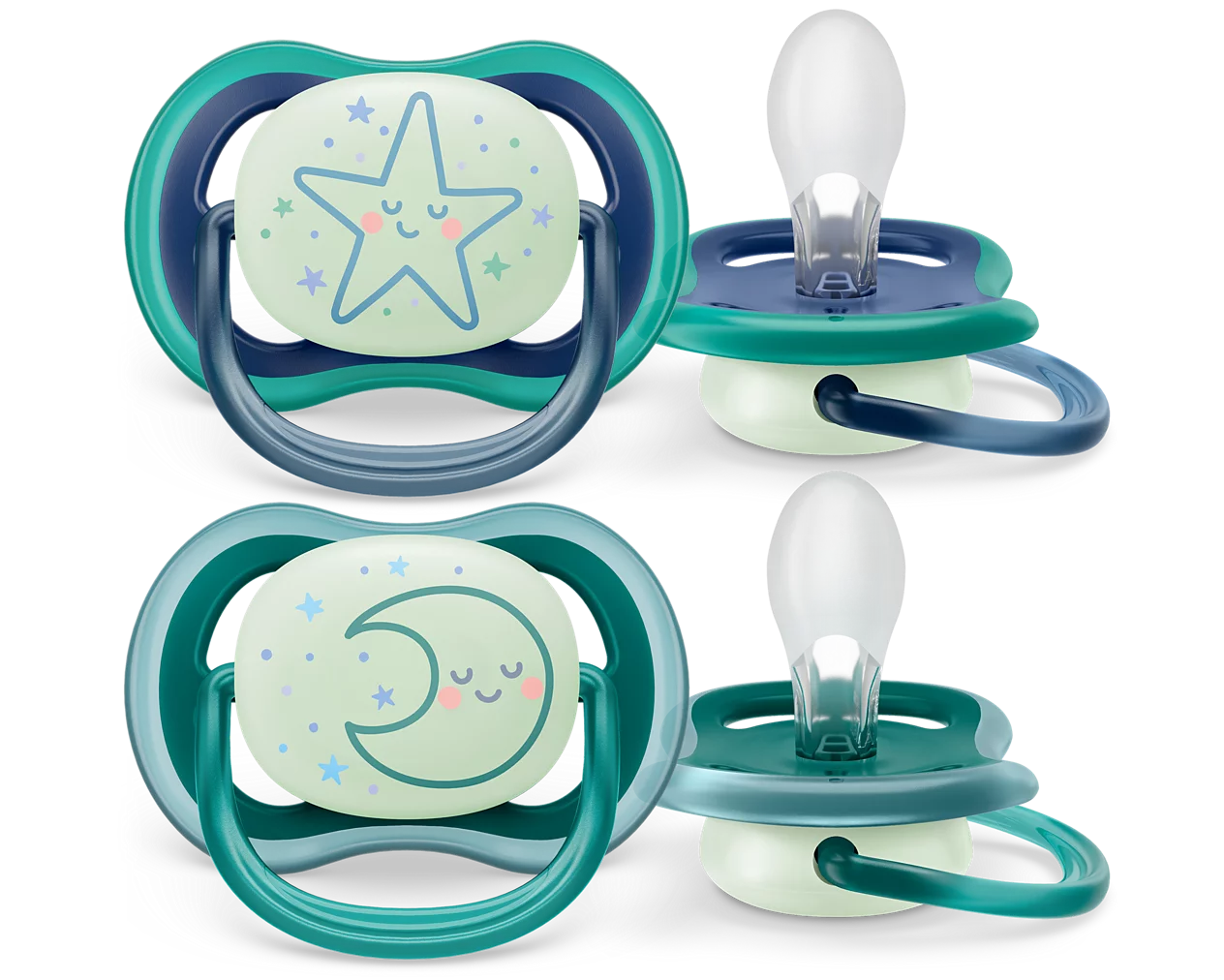 Philips Avent Ultra Air Night Πιπίλα Σιλικόνης (6-18 Μηνών) Αγόρι 2 Τεμάχια SCF376/07 1 Philips Avent Ultra Air Night Πιπίλα Σιλικόνης (6-18 Μηνών) Αγόρι 2 Τεμάχια SCF376/07