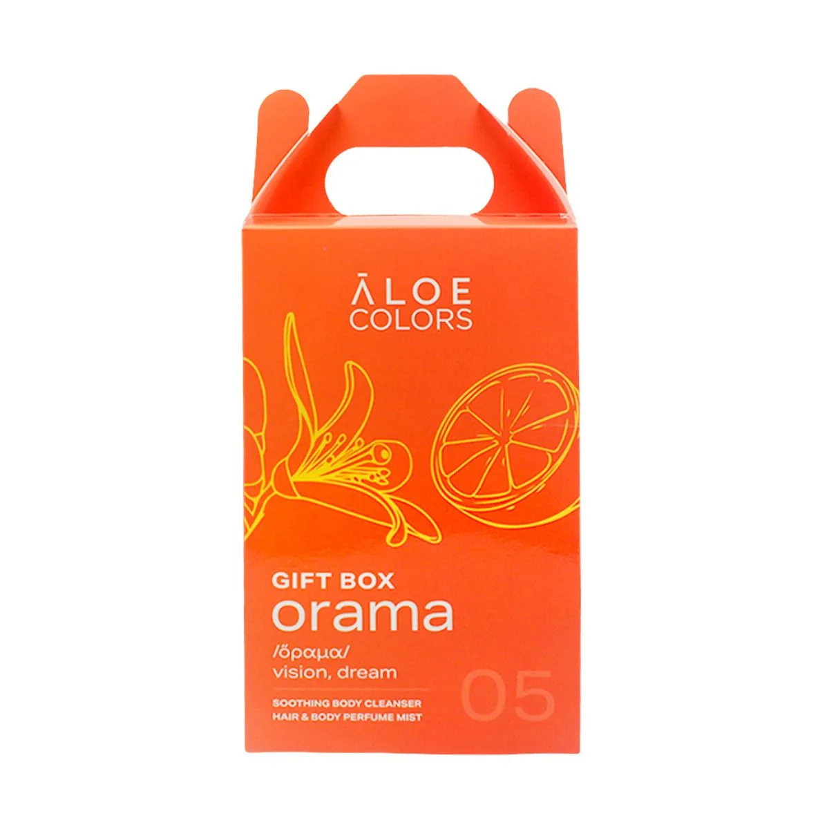 Aloe Colors Promo 05 Orama Gift Box Soothing Body Cleanser 200ml & Hair & Body Perfume Mist 100ml 1 Aloe Colors Promo 05 Orama Gift Box Soothing Body Cleanser 200ml & Hair & Body Perfume Mist 100ml