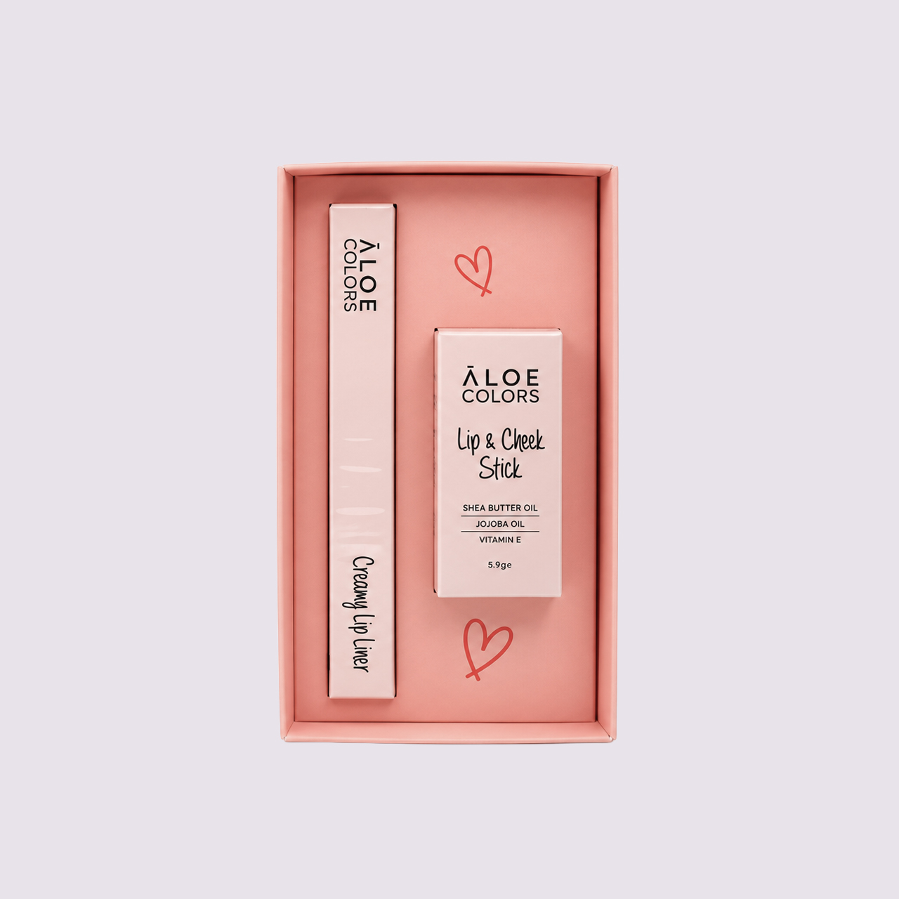 Aloe Colors Lip & Cheek Combo Blush Me Lip & Cheek Stick Ρουζ 5g & Creamy Lip Liner 0.5g 3 Aloe Colors Lip & Cheek Combo Blush Me Lip & Cheek Stick Ρουζ 5g & Creamy Lip Liner 0.5g - Image 3