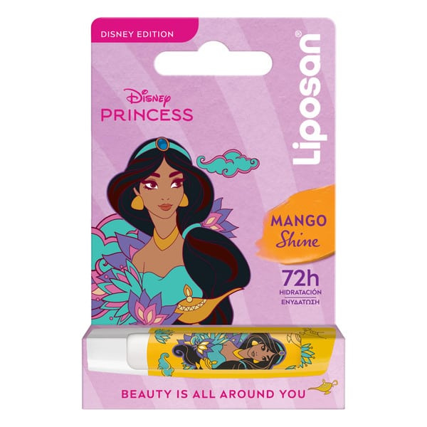 Liposan Disney Princess Jasmine Mango Shine Balm Χειλιών 4.8gr 1 Liposan Disney Princess Jasmine Mango Shine Balm Χειλιών 4.8gr