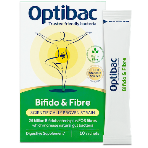Optibac Bifido & Fibre 10 Φακελάκια 1 Optibac Bifido & Fibre 10 Φακελάκια