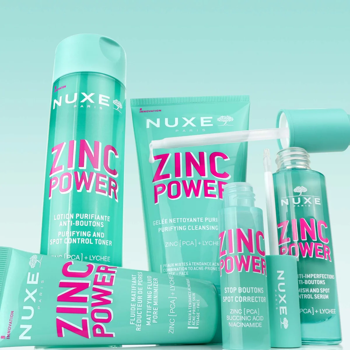 Nuxe Zinc Power Gel Καθαρισμού 400ml 2 Nuxe Zinc Power Gel Καθαρισμού 400ml - Image 2