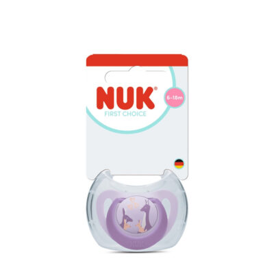 NUK First Choice Πιπίλα Σιλικόνης με Θήκη 6-18 Μηνών Kangaroo 1 Τεμάχιο